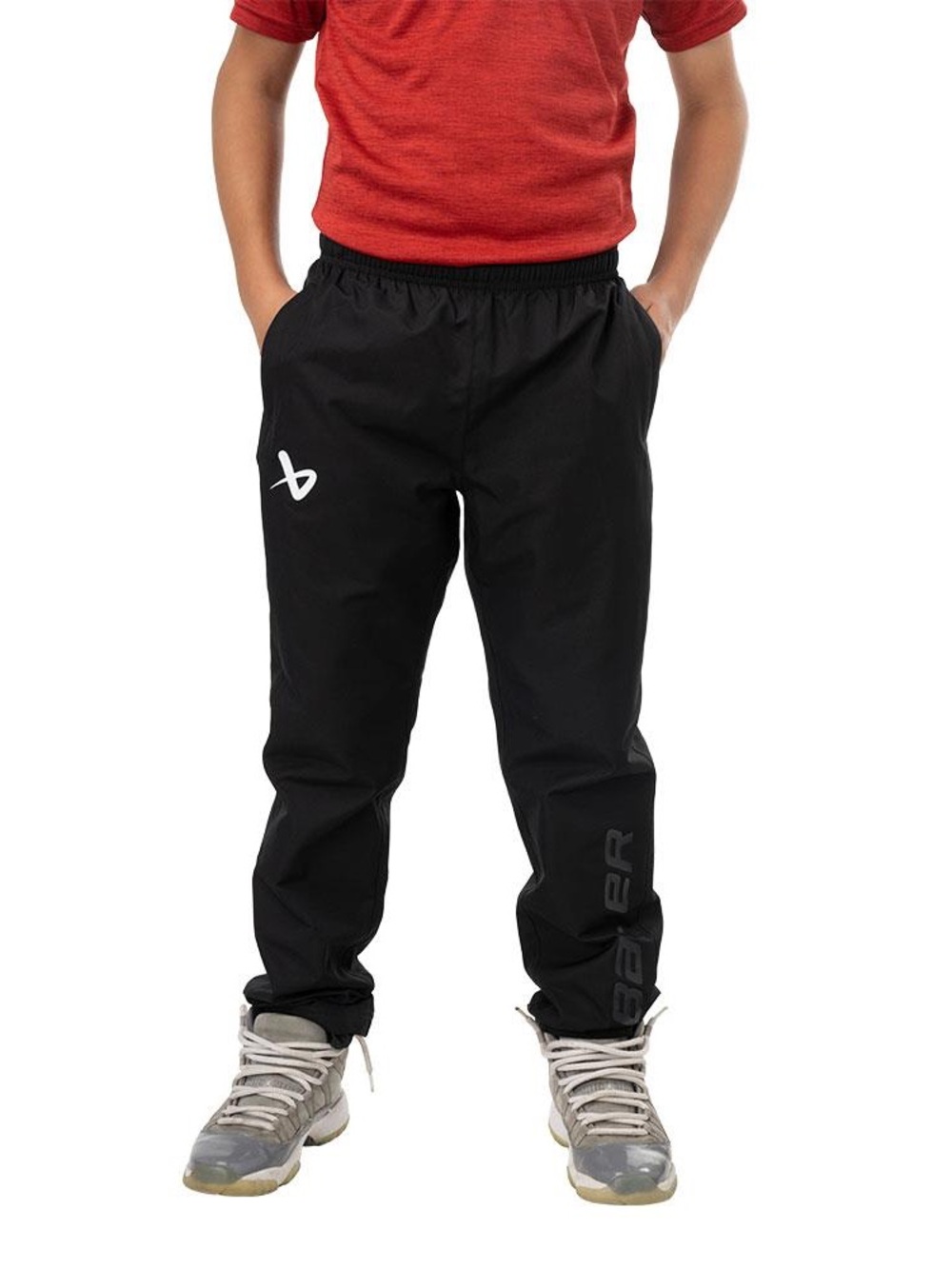 BAUER TEAM LIGHTWEIGHT PANTS - YOUTH Black NWT‎